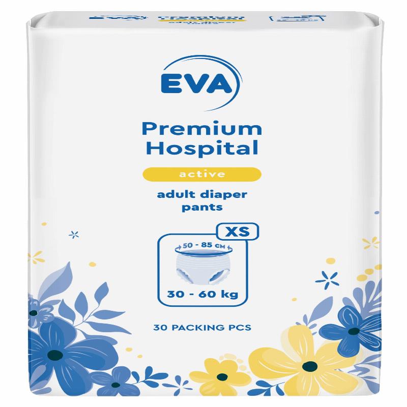 Підгузники-труси для дорослих EVA premium hospital Active Junior, розмір XS
